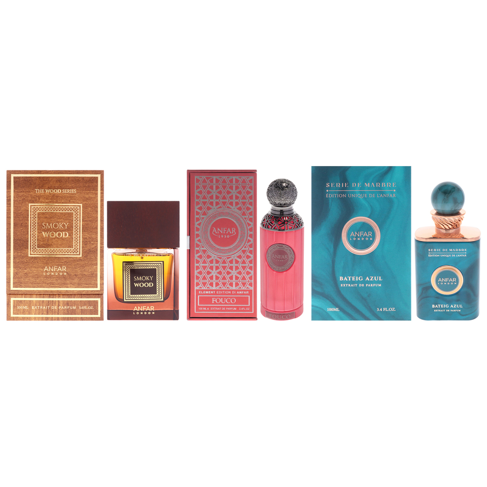 Anfar Kit by Anfar for Unisex - 3 Pc Kit 3.4oz Serie De Marbre Edition